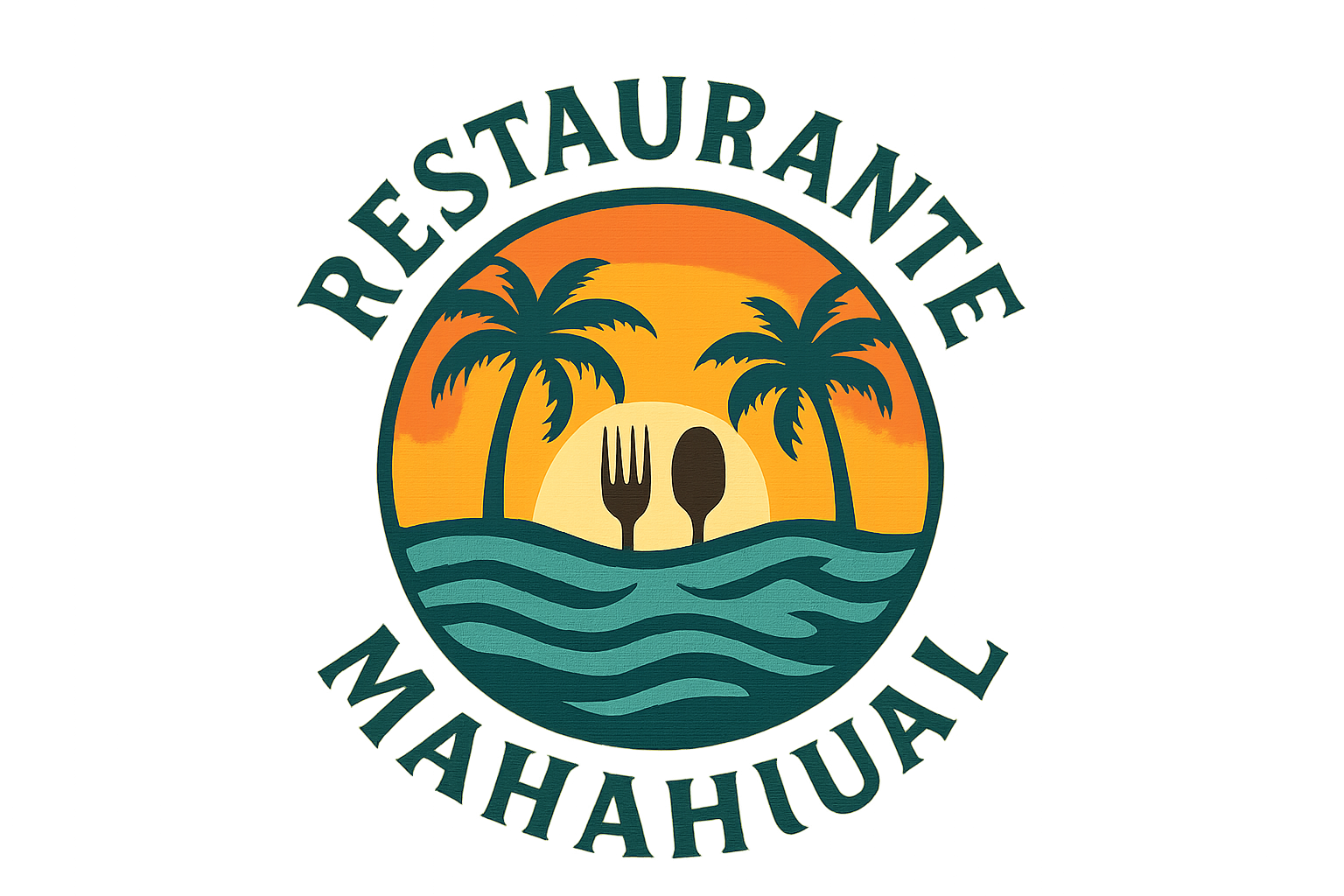 Logo de restaurante en Mahahual