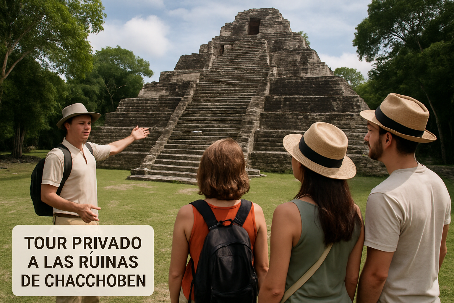 PRIVATE TOUR OF THE MAYAN RUINS OF CHACCHOBEN COSTA MAYA MAHAHUAL